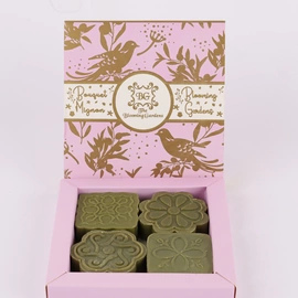La Boutique Collection Mini Soap Bar 4pcs, Floral Collection
